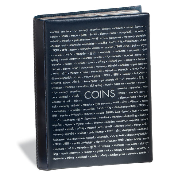 Άλμπουμ νομισμάτων COINS με 8 ενσωματωμένα φύλλα 12 κερμάτων το καθένα