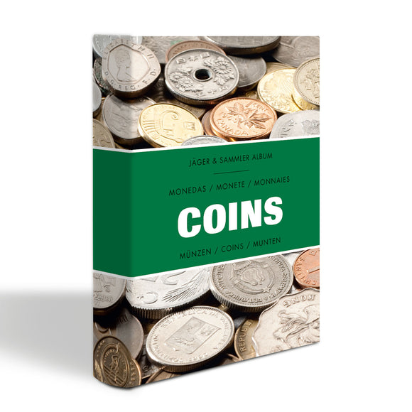 Άλμπουμ νομισμάτων COINS  με 8 ενσωματωμένα φύλλα 6 νομισμάτων 33mm+