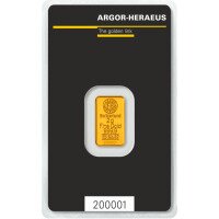 2g Gold Bar  Argor Heraeus