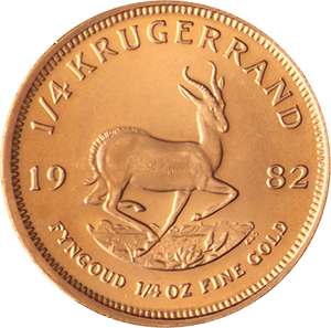 Krugerrand Gold coin 0.25 oz