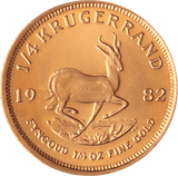 Krugerrand Gold coin 0.25 oz