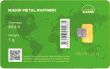 1g Gold bar Nadir