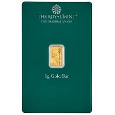 1g Gold Bar Merry Christmas -Royal Mint