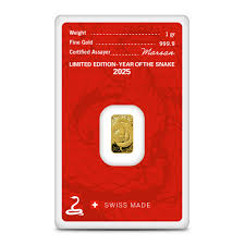 1g Gold Bar Argor-Heraeus Year Of The Snake