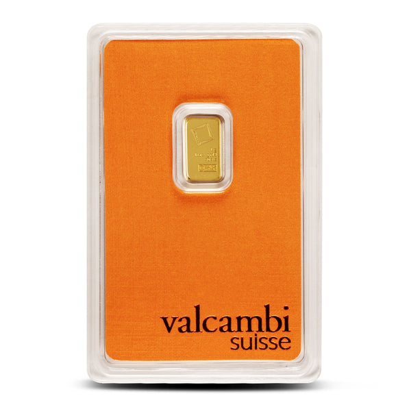 1g gold bar Valcambi