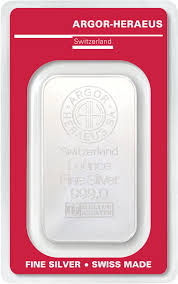 1 oz Silver Bar Argor-Heraeus