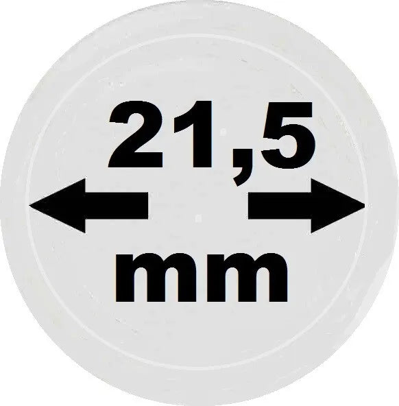 Κάψουλα νομισμάτων 21,5mm