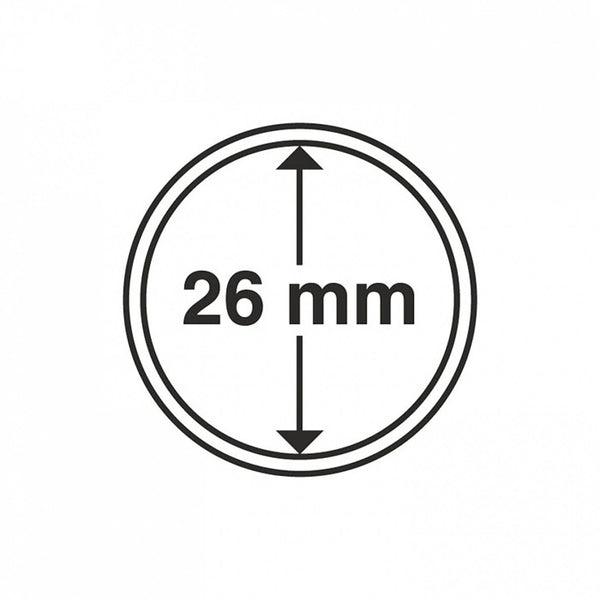 Κάψουλα νομισμάτων 26mm