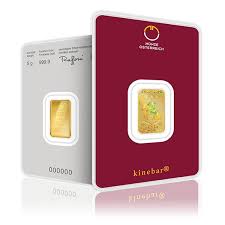 5g Gold bar Austrian Mint Kinebar