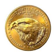 American Eagle Gold coin 0.1 oz
