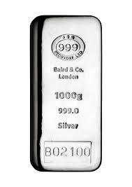 1 Kilo Silver Bar Baird & Co