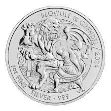 Beowulf Myths and Legends Silver Coin 1 oz