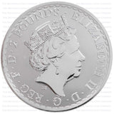 Britannia Silver coin 1 oz Elizabeth II-Λίρα Αγγλίας ασημένια