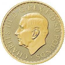 Britannia Gold Coin Charles III - Λίρα Αγγλίας 0.5 oz