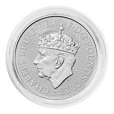 Coronation Silver coin 1 oz  Charles III-Λίρα Αγγλίας ασημένια
