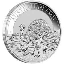 Emu Perth Mint Silver Coin 1 oz