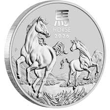 Lunar III Horse Silver coin 0,50 oz
