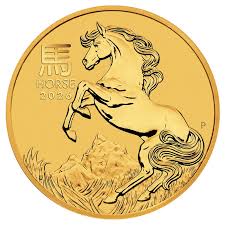 Lunar III Horse Gold Coin 1/20 oz