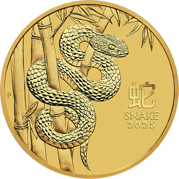 Lunar III Snake Gold coin 0,10 oz