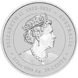 Lunar III Dragon Silver coin 0,50 oz