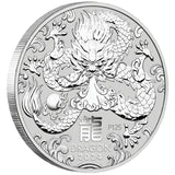 Lunar III Dragon Silver coin 0,50 oz