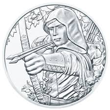 Robin Hood 825th Anniversary Silver Coin 1 oz
