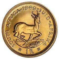 South African 1 Rand Gold Coin (1961 - 1983)