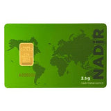 2.5g Gold bar Nadir