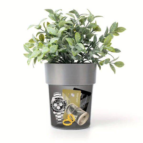 Κρυψώνα χρημάτων σε σχήμα γλάστρας με κλειδί