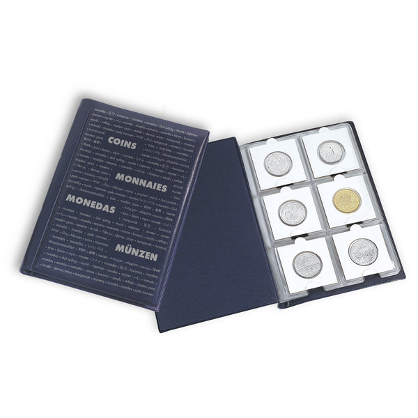 Άλμπουμ νομισμάτων COINS με 10 φύλλα κερμάτων το καθένα για 6 χάρτινες θήκες