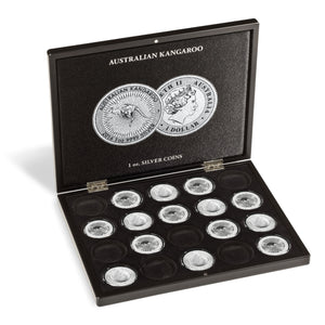 Θήκη παρουσίασης για 20 ασημένια νομίσματα "Australian Kangaroo" 1 ουγκιάς σε κάψουλες