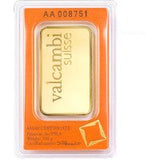 100g Gold Bar  Valcambi (minted)
