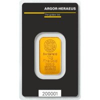10g Gold Bar  Argor Heraeus