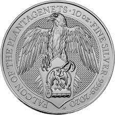 Queen's Beasts Falcon Silver Coin 10 oz
