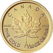 Maple Leaf Gold Coin 1/20 oz