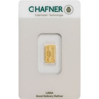 1g Gold bar C.Hafner