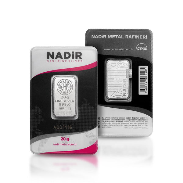 20g Silver Bar | Nadir Metal Rafineri