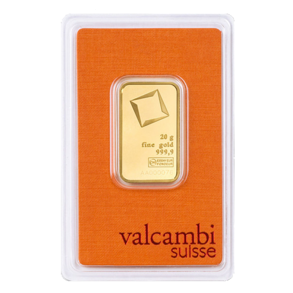 20g Gold Bar  Valcambi
