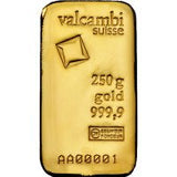 250g Gold Bar  Valcambi