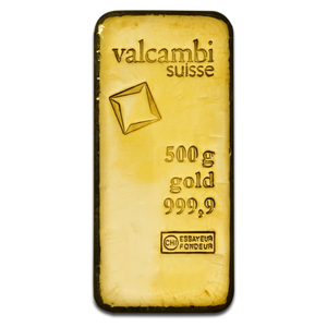 500g Gold Bar  Valcambi