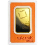 50g Gold Bar  Valcambi
