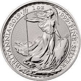 Britannia Silver coin 1 oz-Λίρα Αγγλίας ασημένια