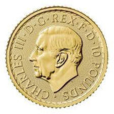 Britannia Gold Coin Charles III - Λίρα Αγγλίας 0.1 oz