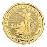 Britannia Gold Coin Charles III - Λίρα Αγγλίας 0.25 oz