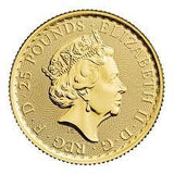 Britannia Gold Coin Elizabeth II  - Λίρα Αγγλίας 0.25 oz