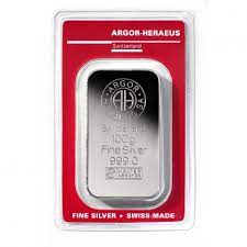 100g Silver Bar Argor-Heraeus