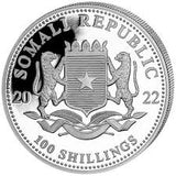 Somalia Elephant Silver Coin 1 oz