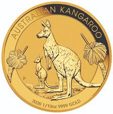 Australian Kangaroo Gold coin 0.1 oz