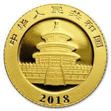 China Panda Gold coin 1g