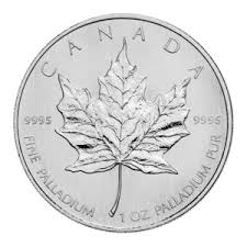 Palladium Maple Leaf coin 1 oz